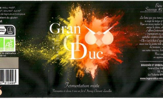 Fermentation Mixte Irancy 7.0%, Microbrasserie Grand Duc, France