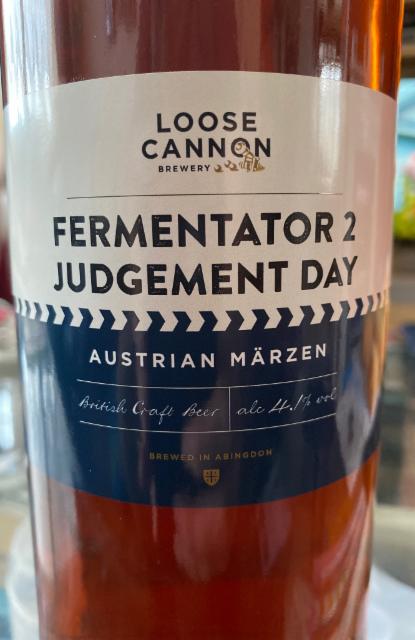 Fermentator 2 Judgement Day 4.1%, Loose Cannon Brewery, England