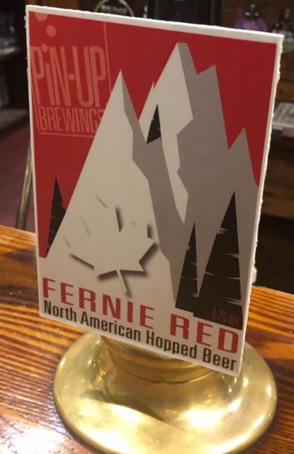 Fernie Red 4.7%, Pin-Up Beers, England