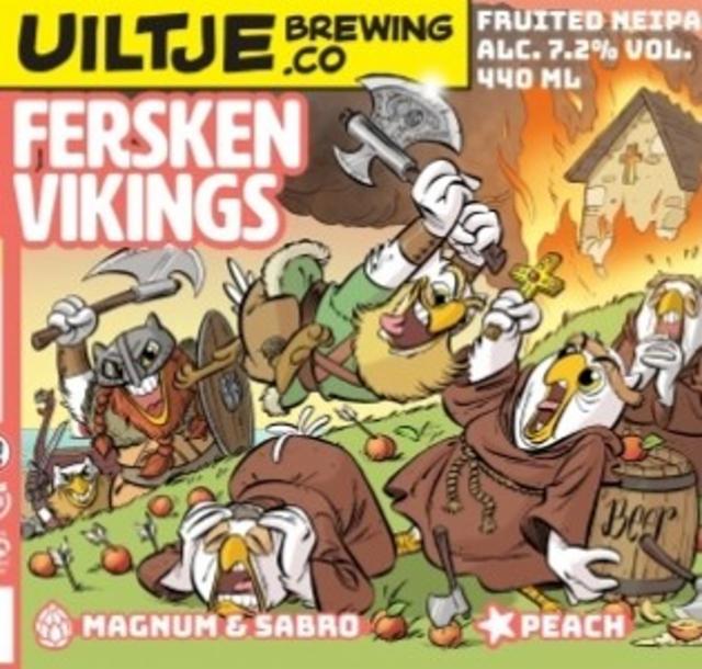 Fersken Vikings 7.2%, Uiltje Brewing Co, Netherlands