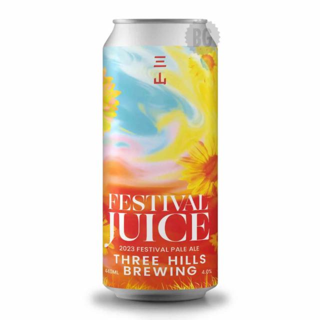 Festival Juice 2023 4.0%, Three Hills Brewing, England