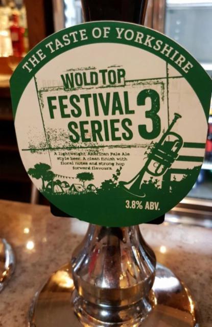 Festival Series 3 3.8%, Wold Top Brewery, England