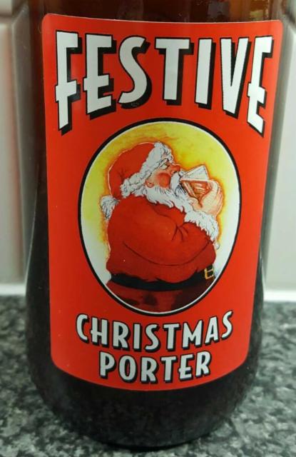 Festive Christmas Porter 4.5%, Burton Bridge Brewery, England