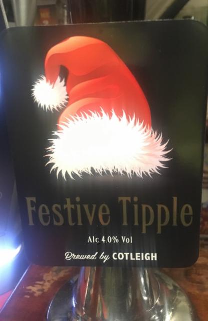 Festive Tipple 4.0%, Cotleigh Brewery, England