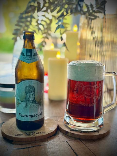 Festungsgold 5.5%, Auerbräu Rosenheimer Spezialitätenbrauerei (Paulaner Brauerei), Germany