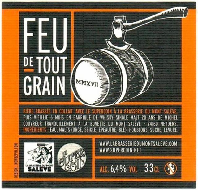 Feu De Tout Grain 6.4%, Brasserie Du Mont Salève, France