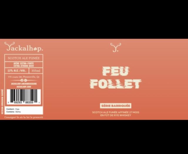 Feu Follet (2026) 11.0%, Microbrasserie Jackalhop, Canada