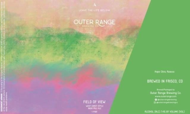 Field Of View 7.4%, Outer Range Brewing Co., United States