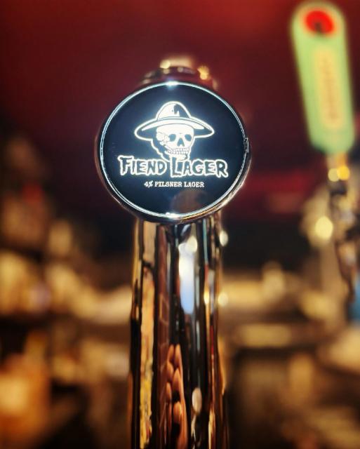 Fiend Lager 4.0%, Death by Tacos, England