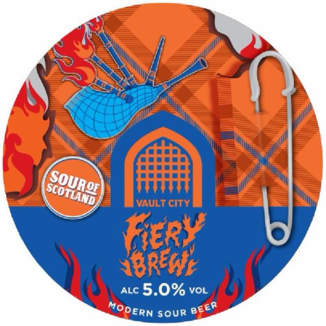 Fiery brew 5.0%, Vault City Brewing, Scotland