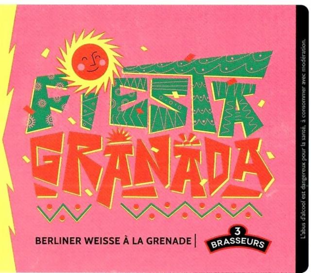 Fiesta Granada 5.4%, Les 3 Brasseurs / The 3 Brewers Lille, France