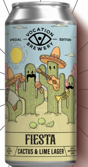 Fiesta Lager 5.4%, Vocation Brewery, England