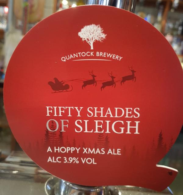 Fifty Shades of Sleigh 3.9%, Quantock Brewery, England