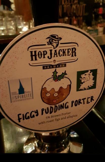 Figgy Pudding Porter 5.0%, Hopjacker Brewery Ltd, England