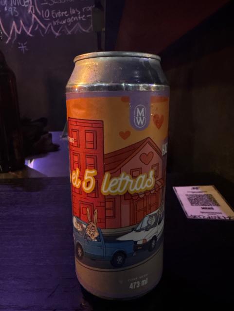 Fila en el 5 letras 8.3%, Monkey waves brew, Mexico