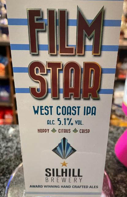 Film Star 5.1%, Silhill Brewery, England