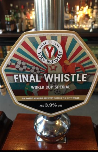 Final Whistle 3.9%, York Brewery, England
