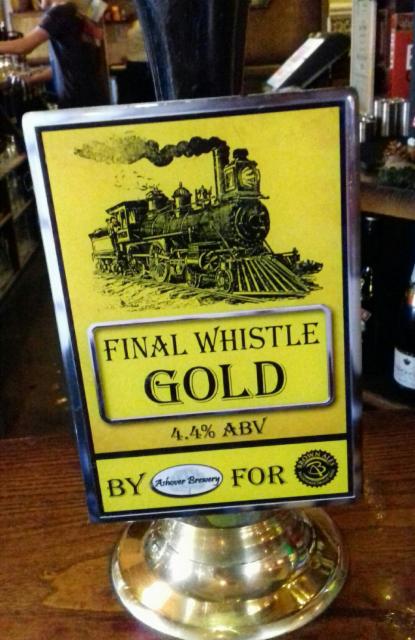 Final Whistle Gold 4.4%, Ashover Brewery, England