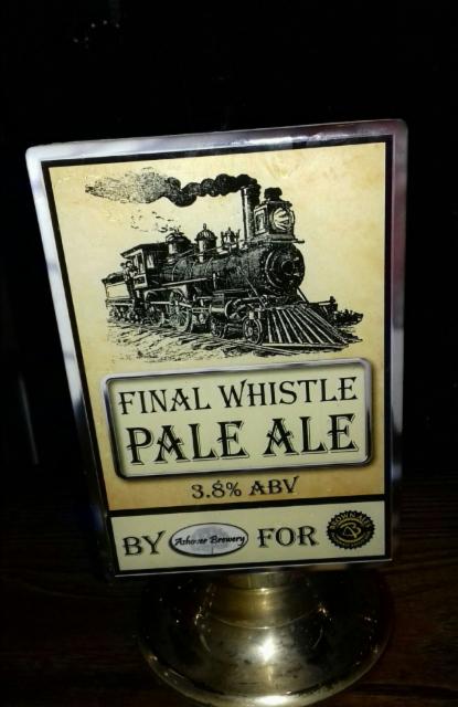 Final Whistle Pale Ale 3.8%, Ashover Brewery, England