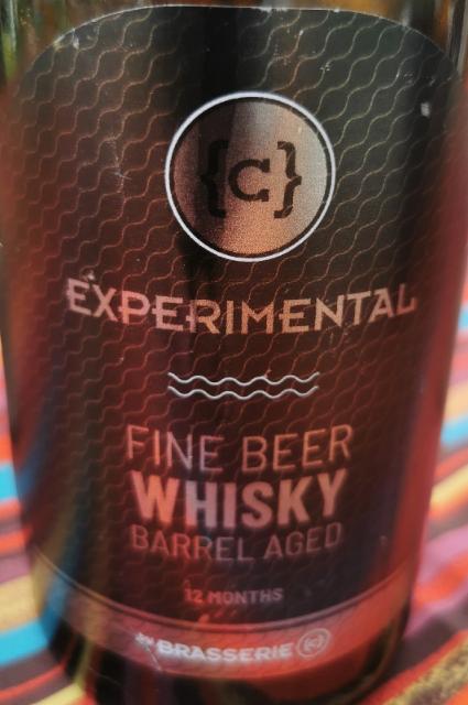 Fine beer whisky barrel aged 10.0%, Brasserie {C}, Belgium