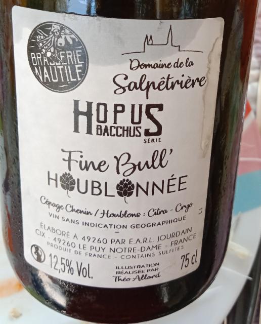 Fine Bull'houbonnée 13.5%, Brasserie Nautile, France