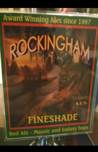 Fineshade 4.1%, Rockingham Ales, England