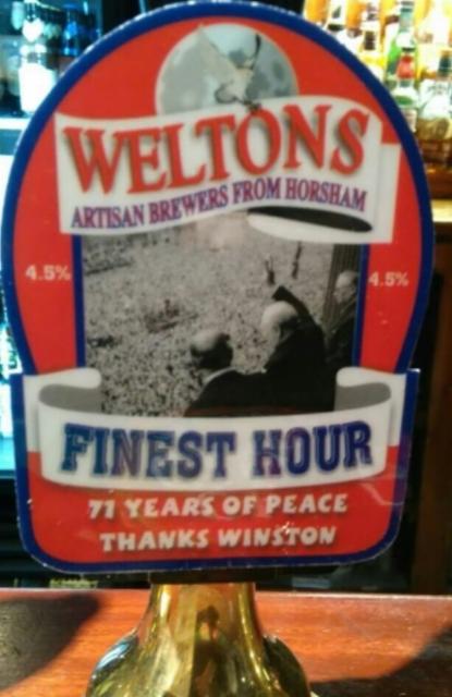 Finest Hour 4.5%, Weltons Brewery Ltd, England
