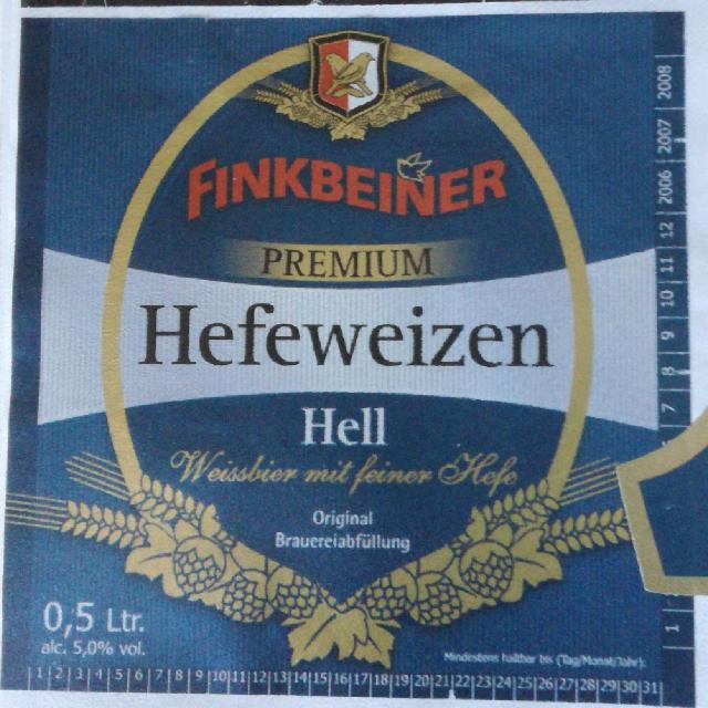 Hefeweizen Hell 5.0%, Finkbeiner Getränke GmbH & Co.KG, Germany