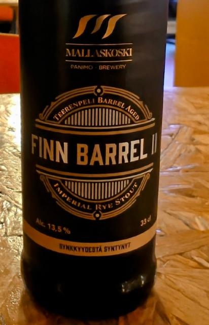 Finn Barrel II 13.5%, Mallaskosken Panimo, Finland