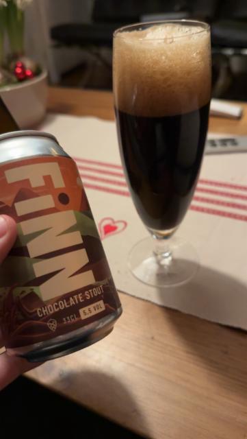 Finn chocolate stout 5.5%, Brygghuset Finn, Sweden