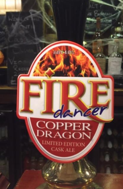 Fire Dancer 4.0%, Copper Dragon Brewery, England