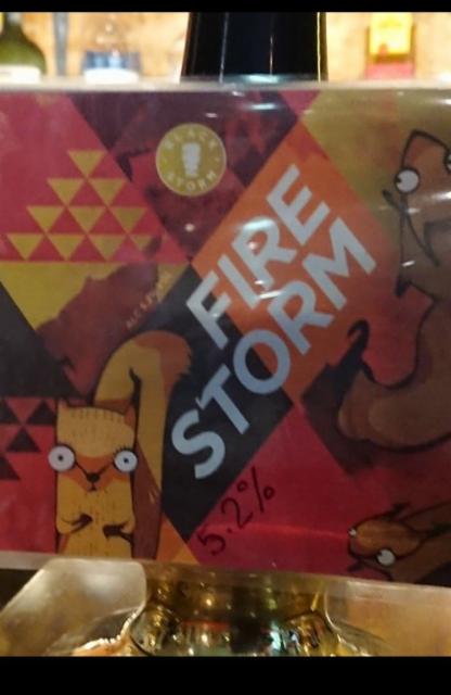 Fire Storm 5.2%, Black Storm Brewery, England