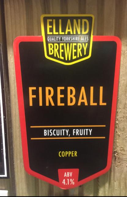 Fireball 4.1%, Elland Brewery, England