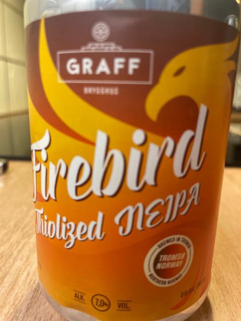 Firebird Thiolized NEIPA 7.0%, Graff Brygghus, Norway