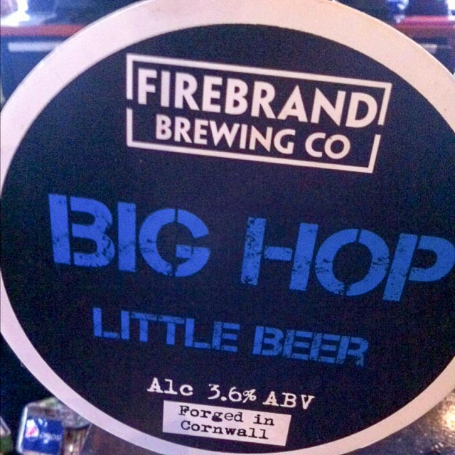 Big Hop Little Beer 3.6%, Firebrand Brewing Company, England