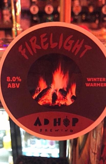 Firelight 8.0%, Ad Hop Brewing Ltd, England