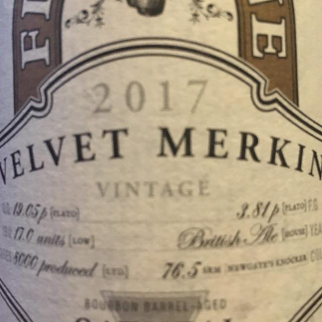 Firestone Velvet Merkin 2017 11.8%, Firestone Walker Brewing (Duvel Moortgat), United States