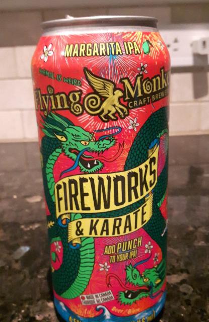 Fireworks & Karate Margarita IPA 4.5%, Flying Monkeys Craft Brewery, Canada
