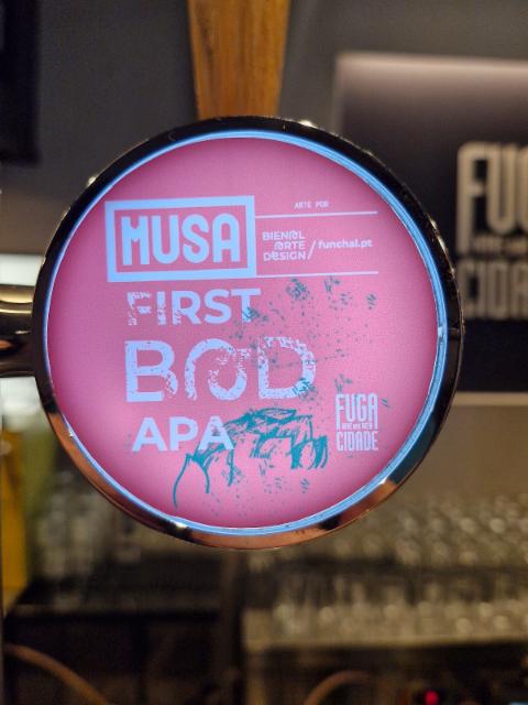 First bad apa 5.0%, Cerveja Independente Musa, Portugal