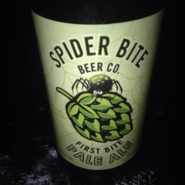 First Bite Pale Ale 5.5%, Spider Bite Beer Company, United States