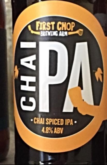 First Chop ChaiPA 4.8%, First Chop, England