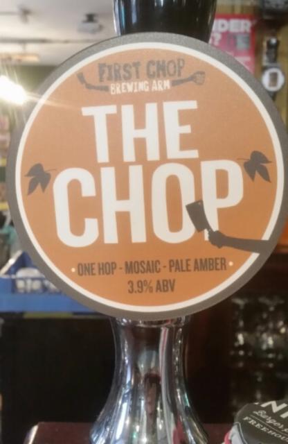 First Chop The Chop 3.9%, First Chop, England