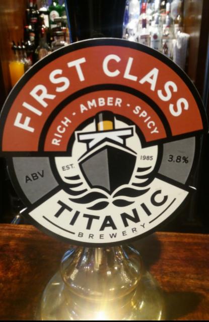 First Class, Titanic Brewery
