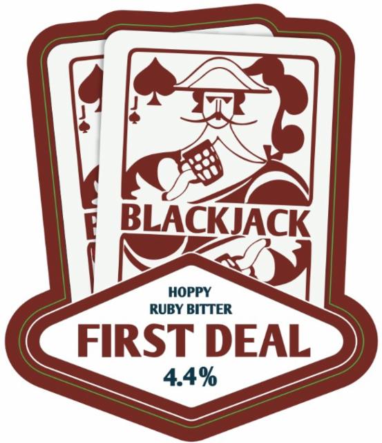 First Deal 4.4%, Blackjack Brewing Company, England