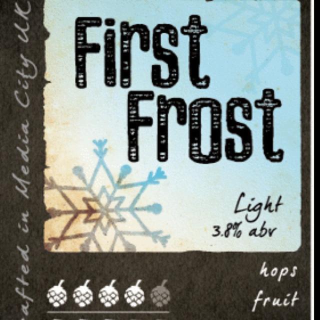 First Frost 3.8%, Hydes Salford, England