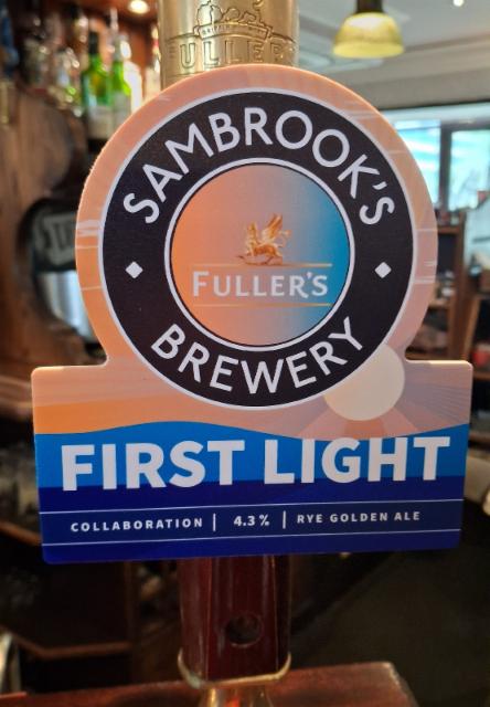 first light, Sambrook's Brewery