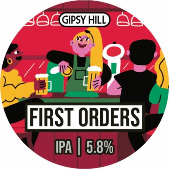 First Orders 5.8%, Gipsy Hill Brewing Co, England