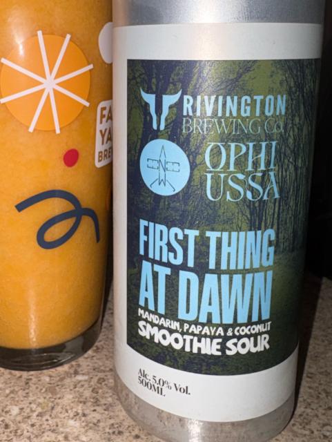 First thing at dawn, Rivington Brewing Co.