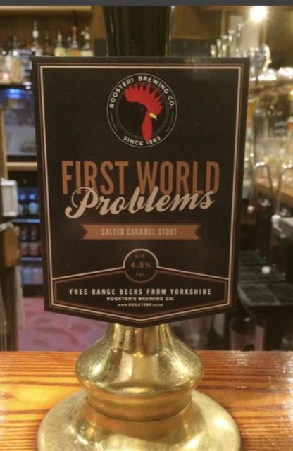 First World Problems 4.5%, Rooster's Brewing Co., England