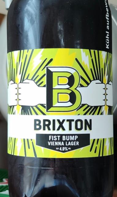 Fist Bump 4.0%, Brixton Brewery, England